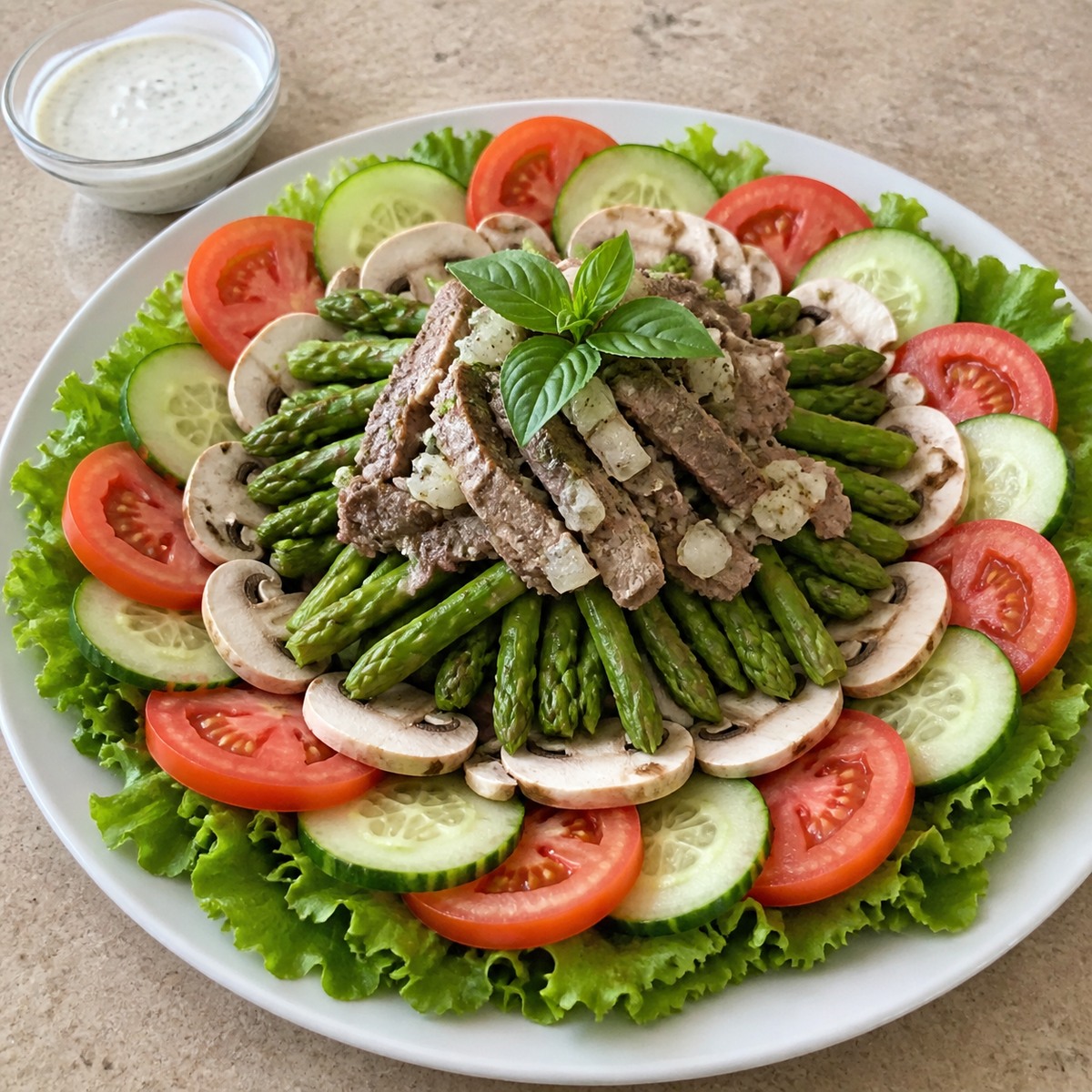Representative image for Beef-Asparagus Salads