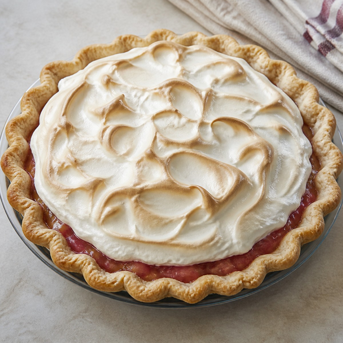Representative image for Brown Sugar and Rhubarb Pie
