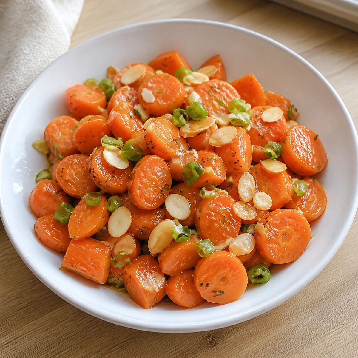 Representative image for Carrots in Almond Sauce