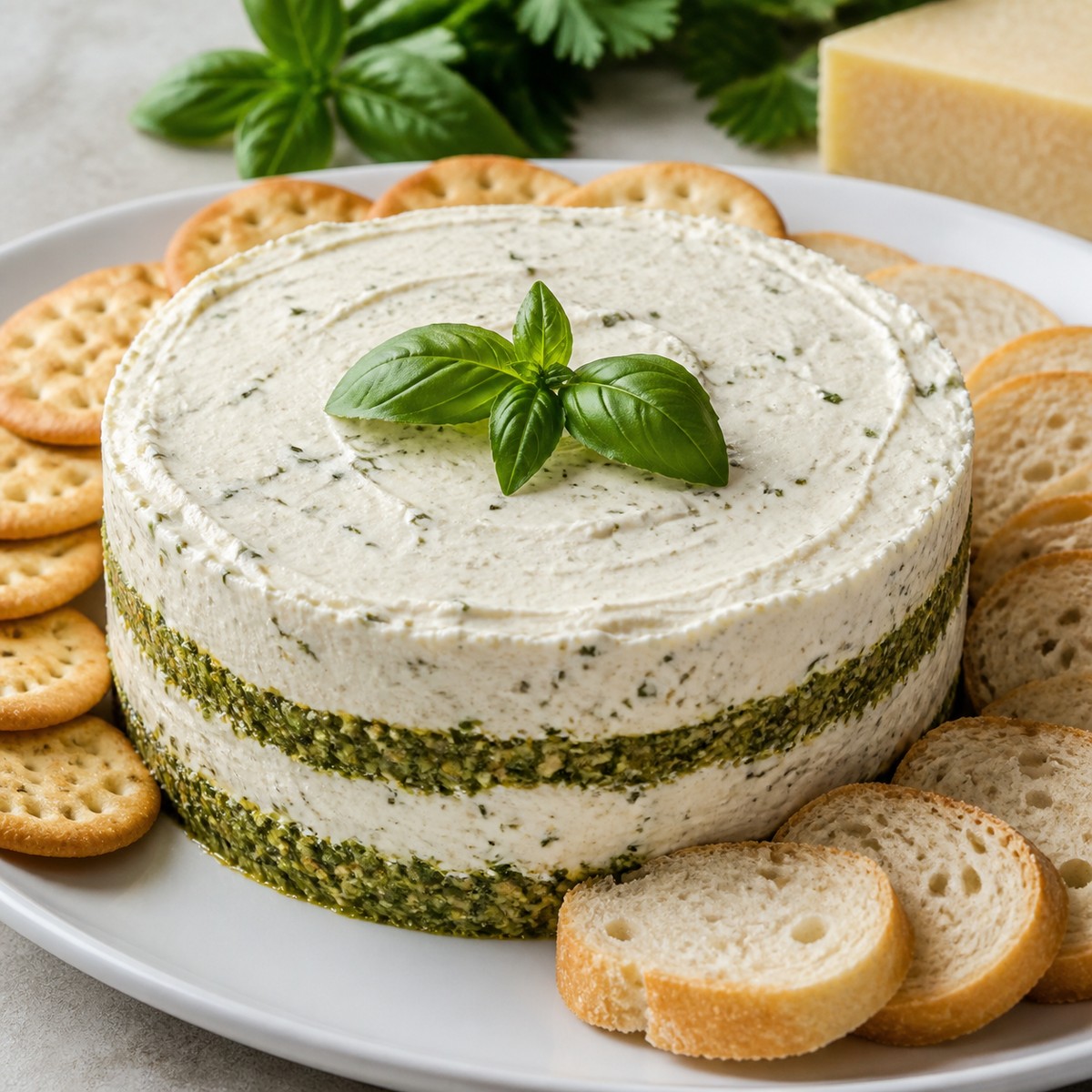 Representative image for Cheese and Pesto Spread