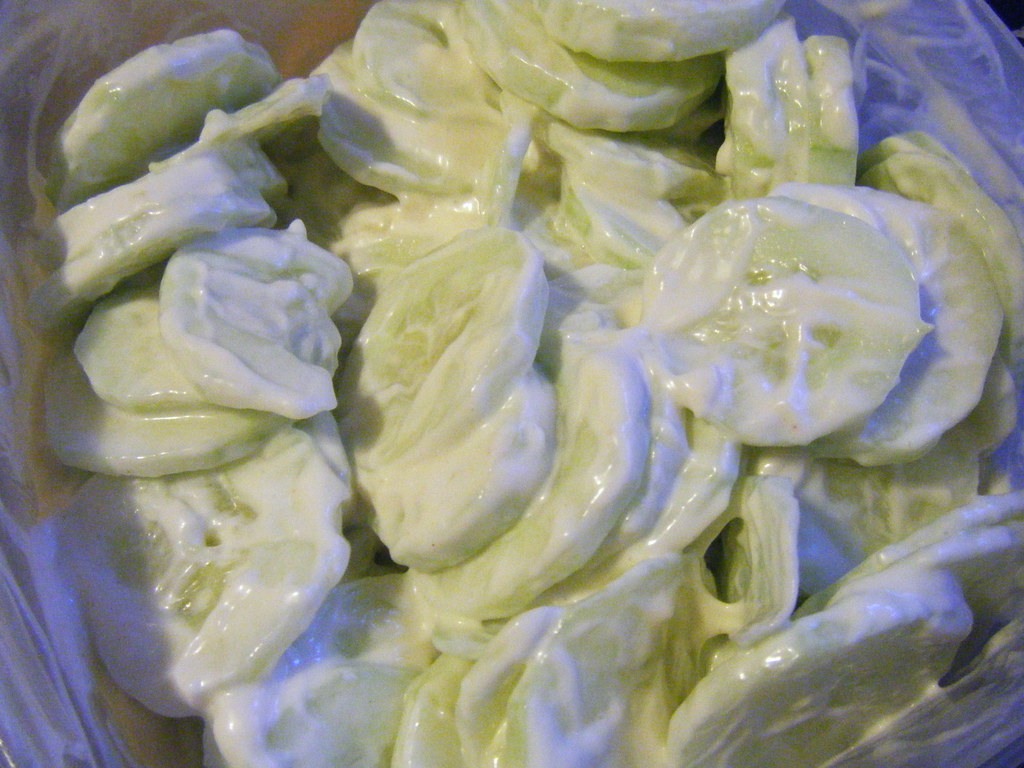 Representative image for Creamy Cucumbers