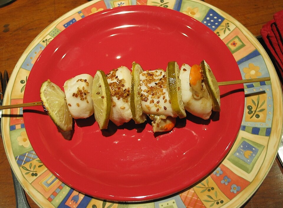 Representative image for Curried Scallop Kabobs