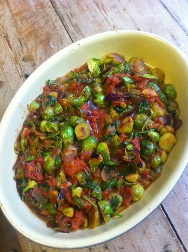 Representative image for Curried Brussels Sprouts