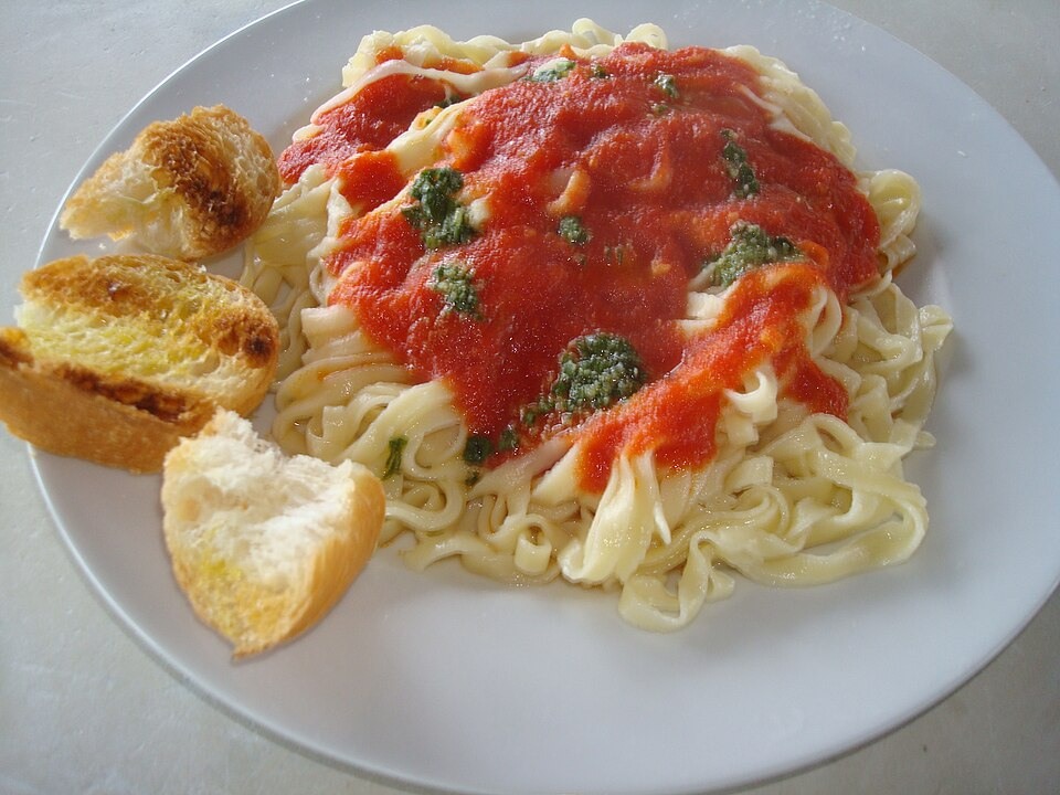 Representative image for Fettuccine with Marinara Sauce