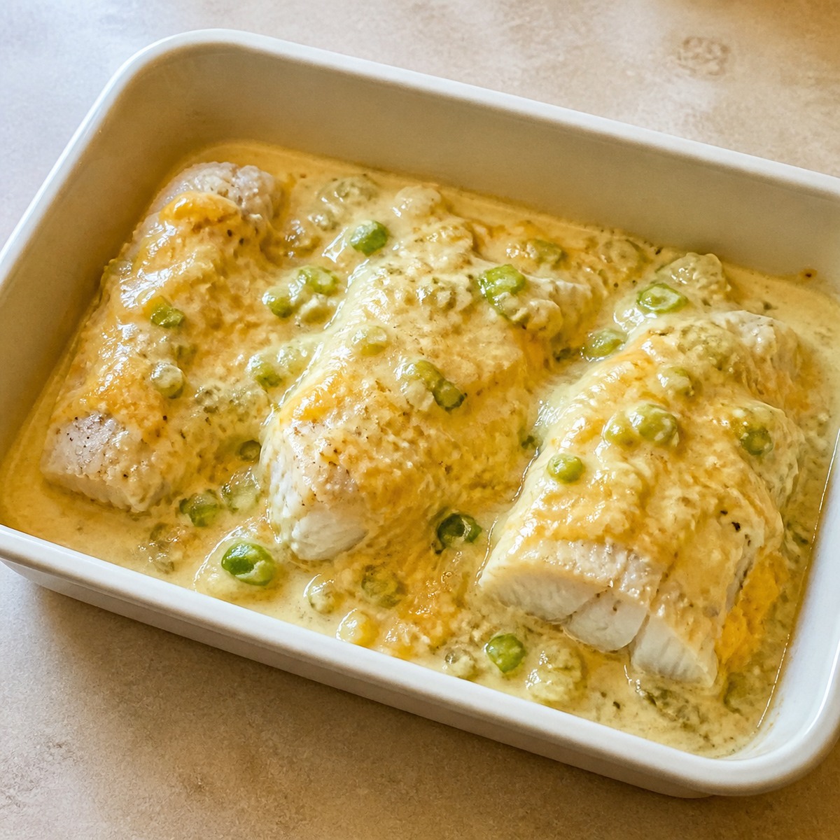 Representative image for Fish with Beer-Cheese Sauce