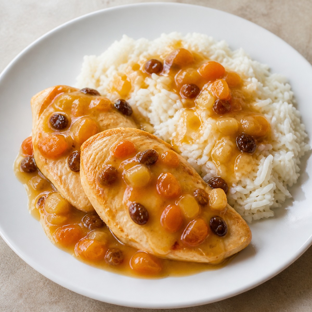 Representative image for Fruit-Sauced Chicken Breasts