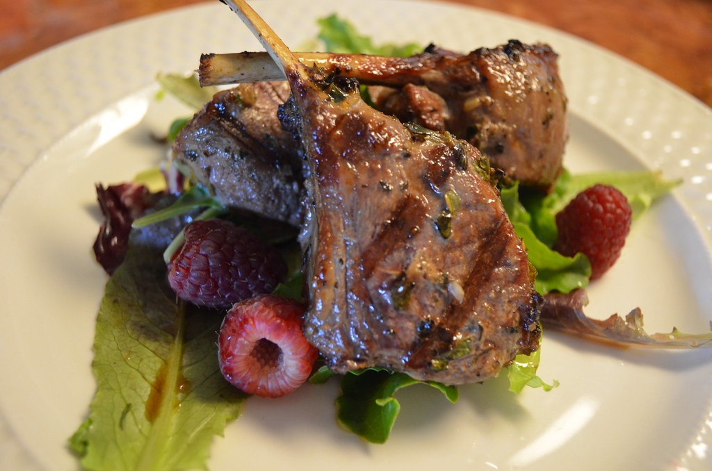 Representative image for Lamb Chops with Herb Sauce