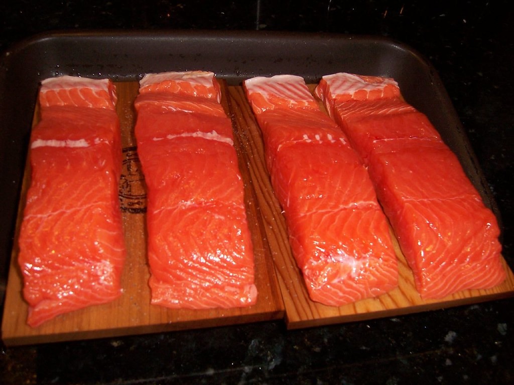 Representative image for Marinated Salmon Steaks