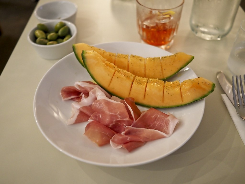 Representative image for Melon and Prosciutto