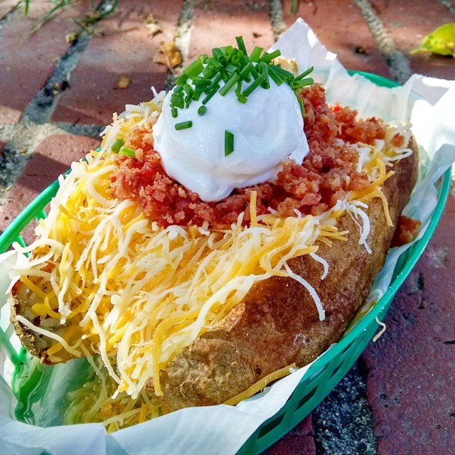 Representative image for Meaty Stuffed Potatoes