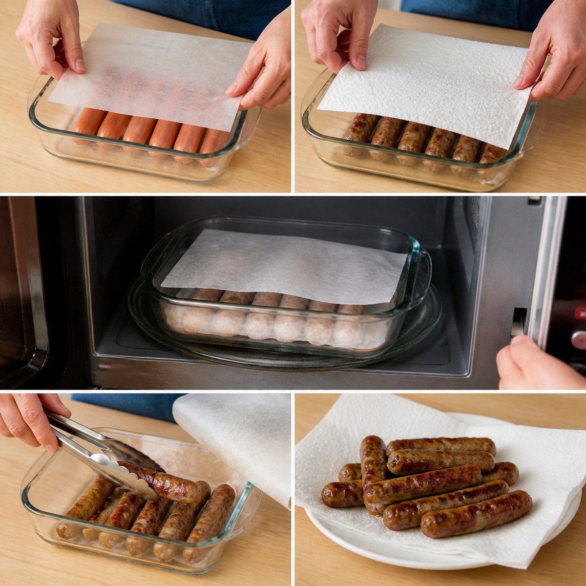 Representative image for Micro-Cooking Sausages