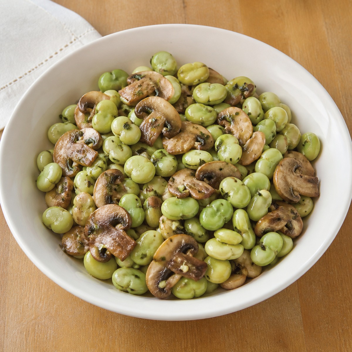 Representative image for Lima Beans and Mushrooms