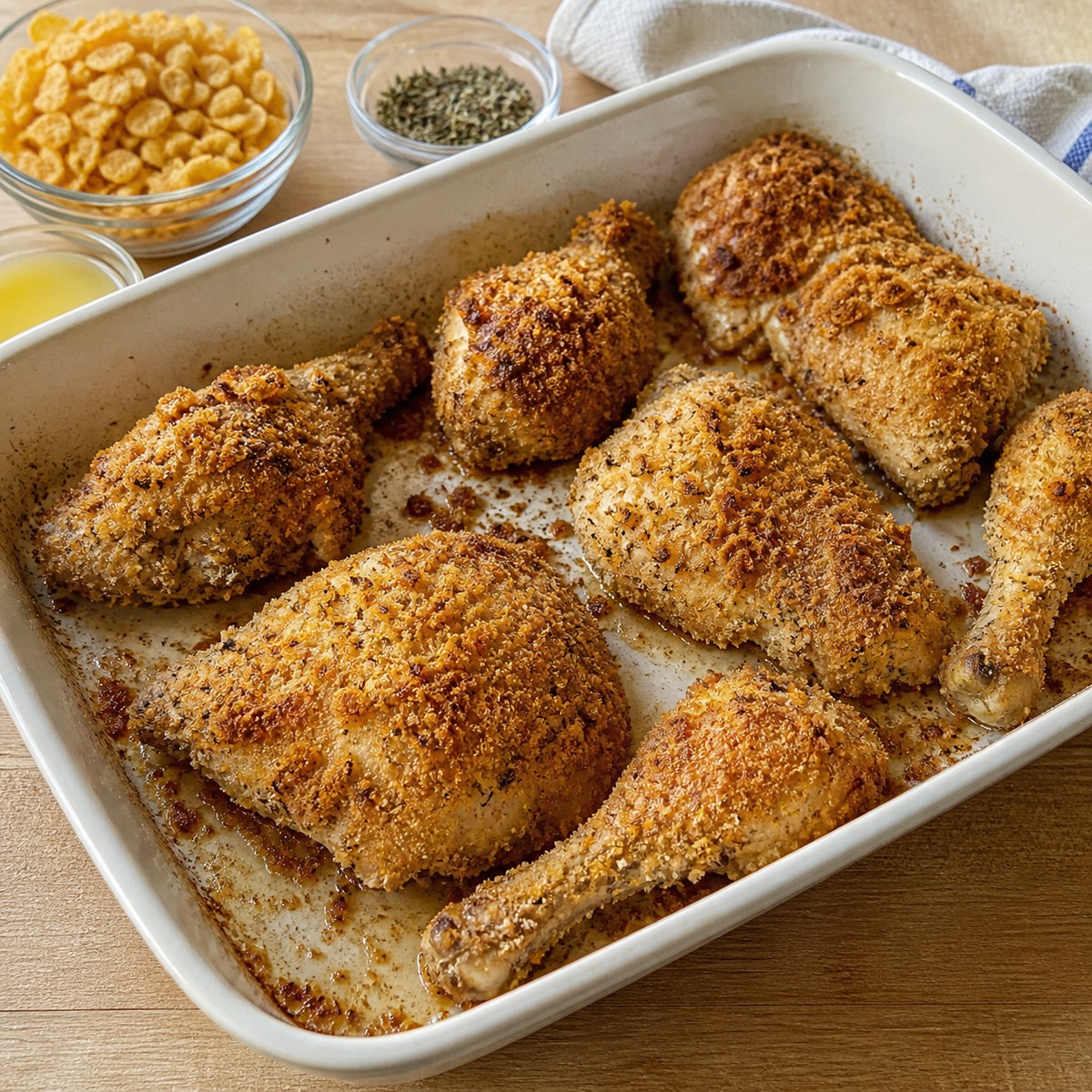 Representative image for Oven-Fried Chicken