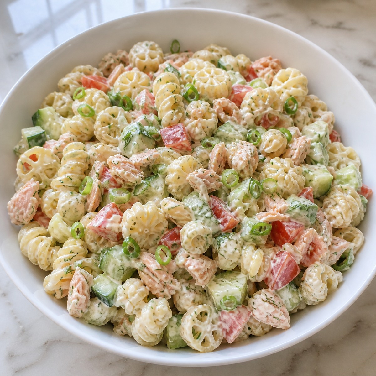 Representative image for Salmon Pasta Salad