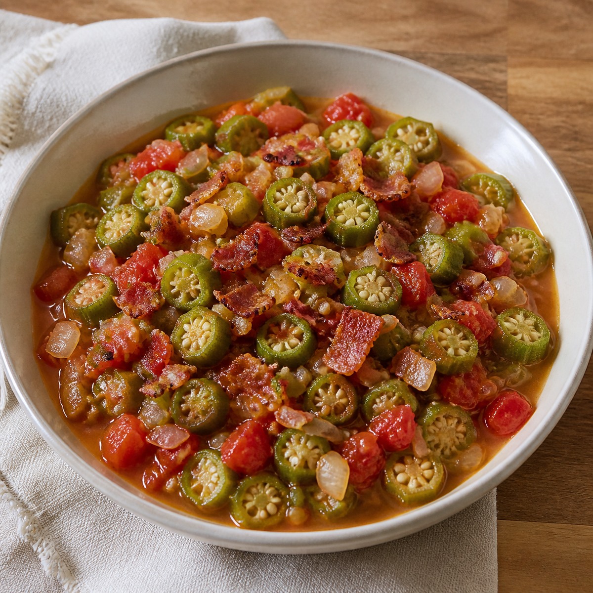Representative image for Smothered Okra