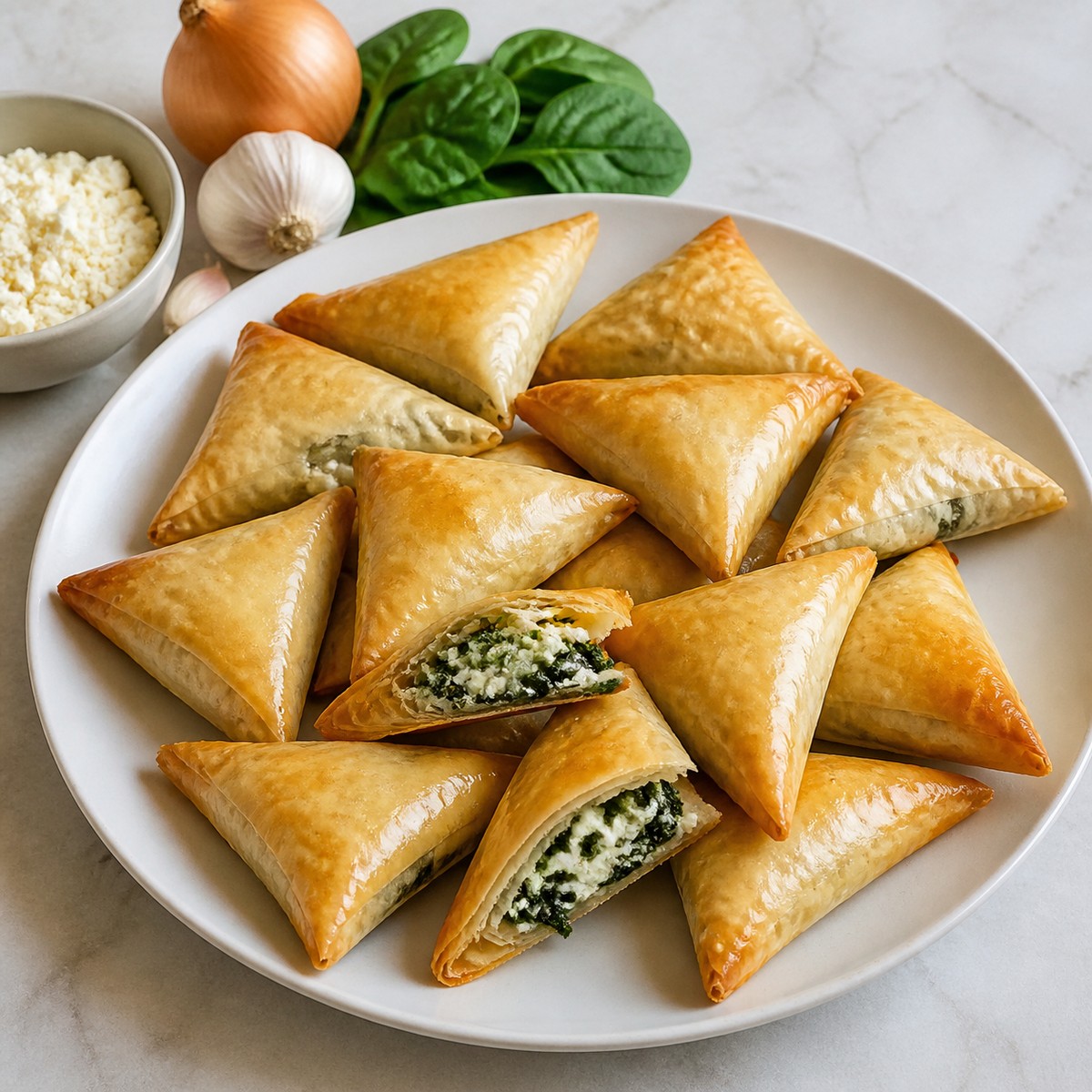 Representative image for Spinach Phyllo Triangles