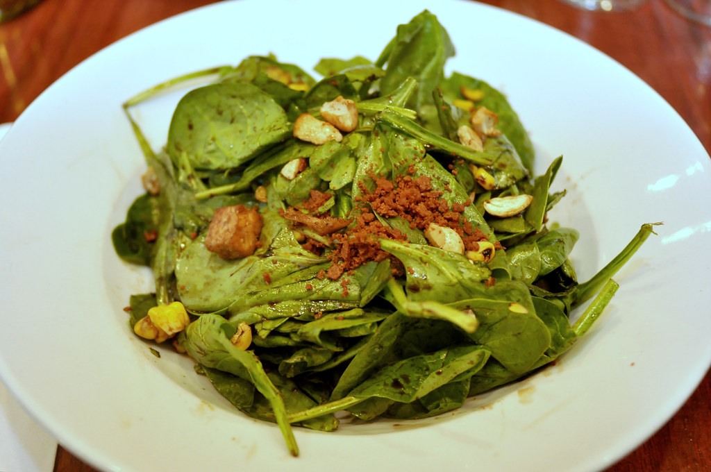 Representative image for Wilted Spinach Salad