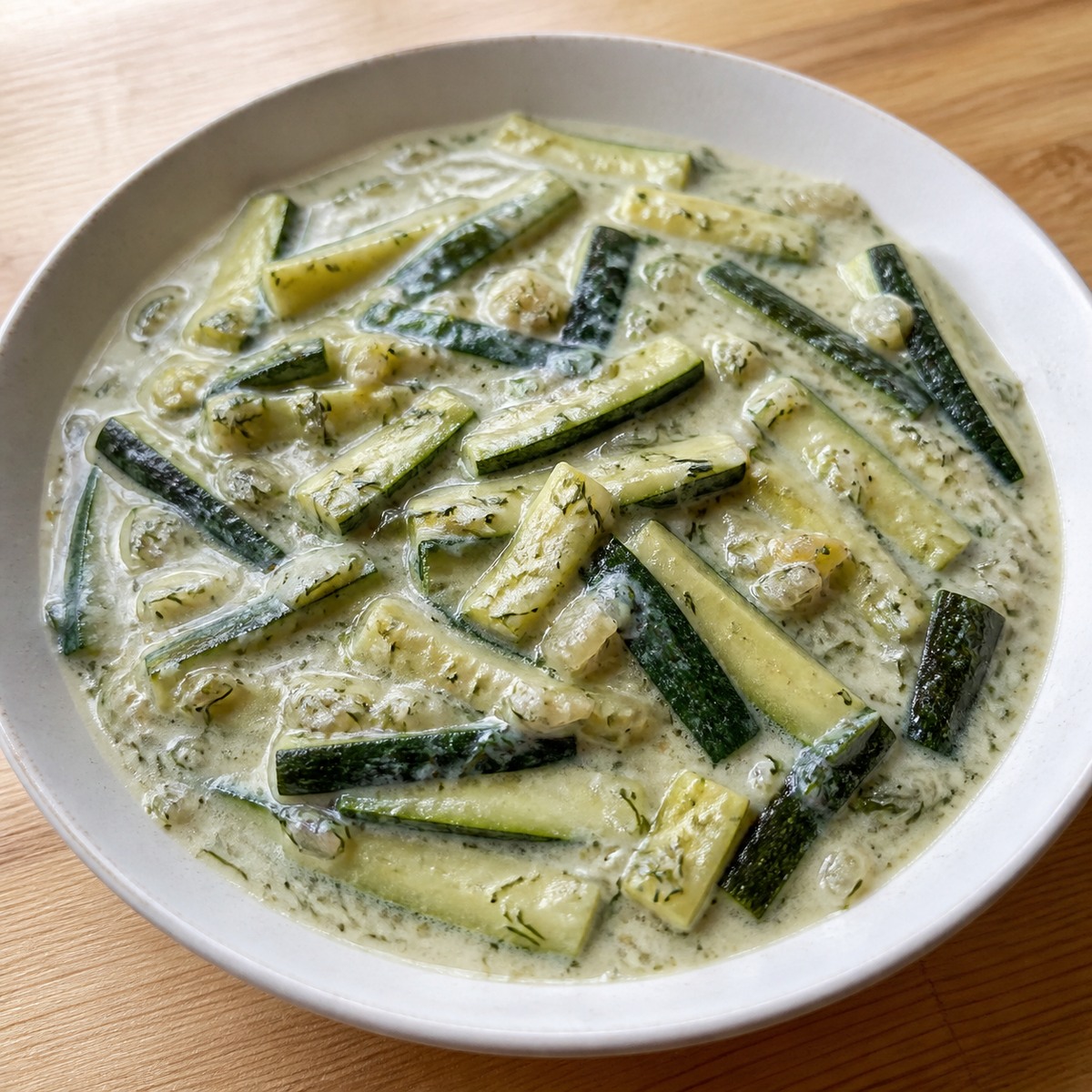 Representative image for Zucchini in Dill Sauce